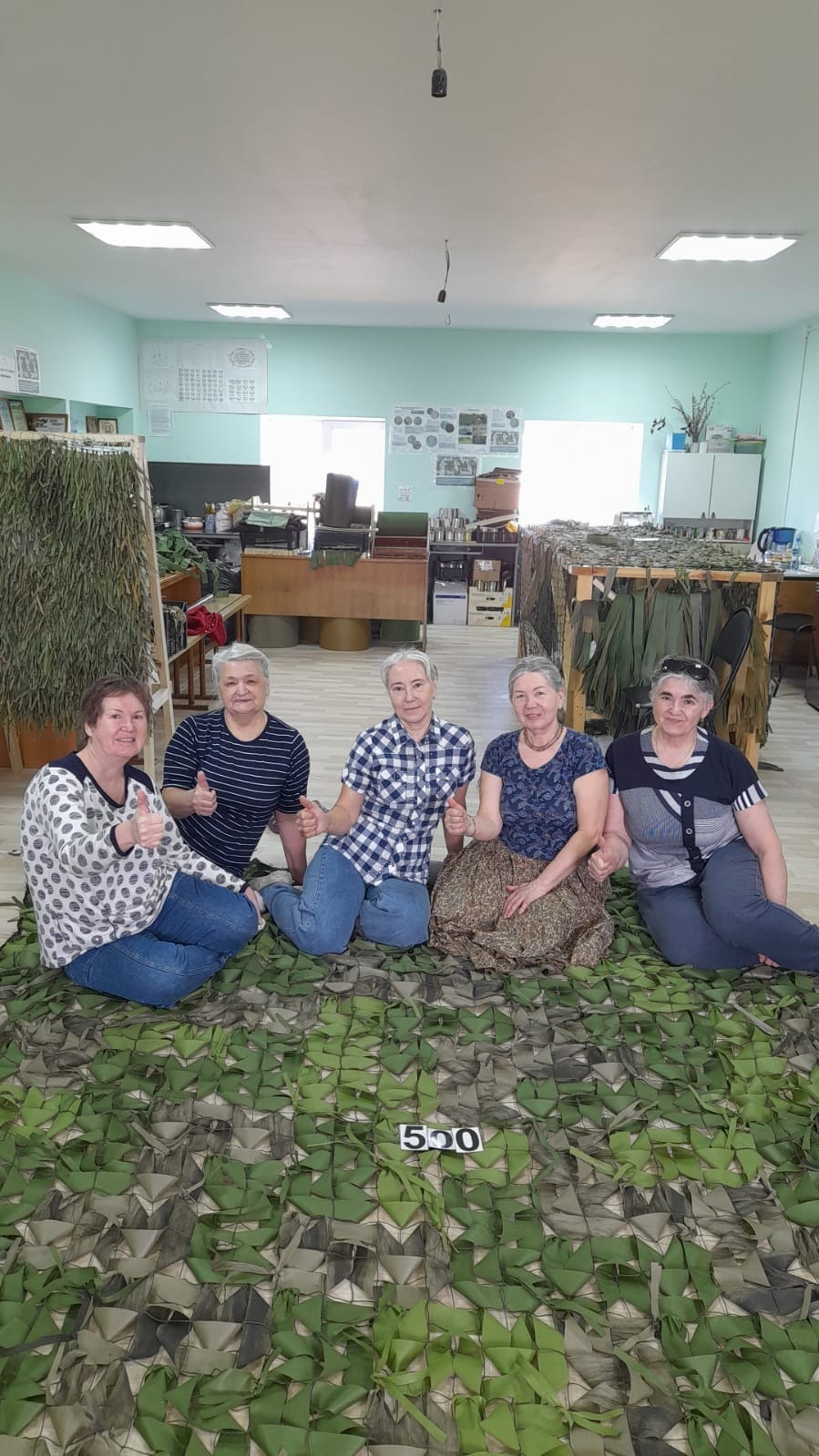 В Башкирии волонтеры Масксети Щит села Михайловка связали 500 сетей